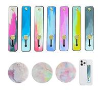 HINFHI 7-Piece Gradient Phone Stand And 3-Piece Airbag Phone Stand, Creative Phone Stand, Telescopic Phone Stand.