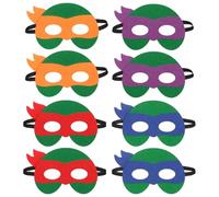 HINFHI 8 Pieces Cartoon Masks, Role-Playing Props, Party Dressing Supplies, Children'S Toys, Creative And Fun Masks.