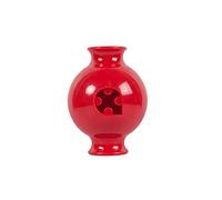 HING Go Ball, Indoor Outdoor Interactive Dog Treat Chew Toy for Boredom, Red