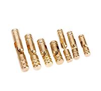 Hinge, 4pcs 4mm-30mm Invisible Concealed Barrel Pure Copper Brass Mount Jewelry Box Furniture Hardware(4pcs 5x25mm)