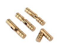 Hinge, 4pcs 4mm20mm Invisible Concealed Barrel Pure Copper Brass Mount Jewelry Box Furniture Hardware