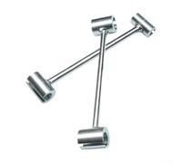 Hinge Adjustment Tool, Door Hinge Repair Spanner,Long Handle Hinge Bender Wrench 8-19mm Door Hinge Adjustment For External Use On Gate Doors(8-19mm)