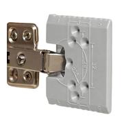 Hinge Alignment Jig - ABS Precision Molding Body Design, Magnetic Position Lock System, 2mm Gap Spacer Control Structure, Stable Door Mounting Guidance Tool | Cabinet Door Hinge Installation Positioni