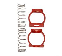 Hinge Clamp Spring C Buckle, Stainless Steel Folding Bike Frame Hinge Upgrade, Easy Install Replacement Parts for Mechanism(red)