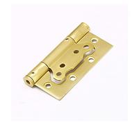 Hinge, Door Hinges 2 Packs Stainless Steel Household Slot Free Automatic Closing Letter Spring for Doors, Cabinets Closer(A)