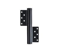 Hinge, Door Hinges Household Aluminum Alloy Slot Free Hydraulic Automatic Closing Rebound Invisible 2 Packs Closer(Nero,Open Right)