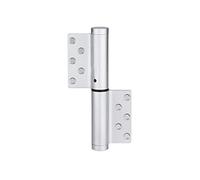 Hinge, Door Hinges Household Aluminum Alloy Slot Free Hydraulic Automatic Closing Rebound Invisible 2 Packs Closer(Silver,Open Right)