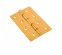 Hinge Dsw 102X67X2.2mm Eb Screws Polished Brass Pack - 1 Pair