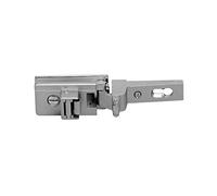 Hinge for glass Confalonieri CF01024 rectangular plate 62x31 - Polished chrome finish