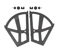 Hinge for Shoe Rack, Plastic Hollowed Two Layers Shoe Cabinet Shelf Rack Holder Hinges Accessory for Cabinet Flip Drawer Etc Smooth Flipping (Black)