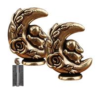 Hinge Heads Decorative Topper, Mini Bunny Magnetic Brass Decor for Door - Magnetic Animal Hinge Topper - for Cabinet Shelf Closet Bedroom Living Room Farmhouse Entryway Home Furniture