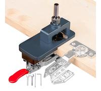 Hinge Jig | Precision Aluminum Equipment - Concealed Locking Door Hinge Jig | For Kitchen Furniture Home Renovation Workshop Professional Beginners