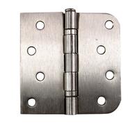 Hinge Outlet Residential Ball Bearing Hinges, 2 Pack, 4x4in Square, Satin Nickel