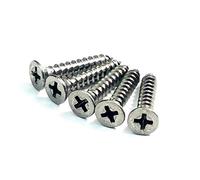 Hinge Outlet Stainless Steel Screws 9 x 1 Inch for Door Hinges - 24 Pack - Highly Rust Resistant