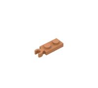 Hinge Plate 1X2 Transverse Clamping Plate 50PCS Compatible with Lego 78256 GDS-90199 Classic Bulk Toy MOC Color:Medium Nougat 312