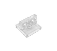 Hinge Plate 2X2 Bracket Plate 10PCS Compatible with Lego 41682 GDS-90491 Classic Bulk Toy MOC Color:Trans-Clear