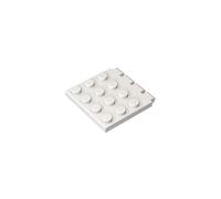 Hinge Plate 4X4 roof Hinge Plate 10PCS Compatible with Lego 4213 GDS-90167 Classic Bulk Toy MOC Color:White
