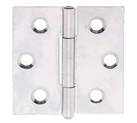 Hinge Rectangular 38 x 38 mm / 50 STK. Oberflaeche: galvanisch Gelb verzinkt