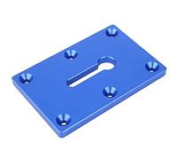 Hinge Repair Kit Plate for Cabinet, Door Hinge Shims Hinge Repair Kit Locking Pliers Mounted Plate Fixing Tool Woodworking Table Fixture for Woodworking (Blue)