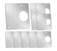 Hinge Repair Kit - Practical Cabinet Hinge Repair | Easy To Use Stainless Steel Hinge Side Plate | Kitchen Hinges Repair Fixing Plates With Screw For Furniture