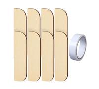 Hinge Repair Panel Cover Plate Trim with Double Sided Tape Wood Material Thin Flat Jamb Cover for Interior Doors Suitable for DIY Projects Handyman Work Property upkeep, 1