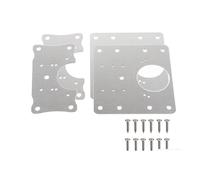 Hinge Repair Plate, 2 pcs Stainless Steel Hinge Repair Plate for Cupboard Door Wardrobe Kitchen Window(2 Pieces B)