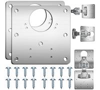 Hinge Repair Plate,2PCS Cabinet Hinge Repair Plate