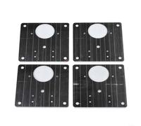 Hinge Repair Plate 90mm for Cabinet Door Fixing(4pcs) | Fixes loose cabinet doors, reinforces hinge points, prevents sagging, for ideal for kitchen cupboards