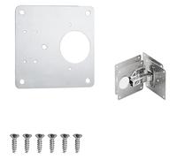 Hinge Repair Plate Cupboard Cabinet Door Hinge Fixing Plate Cabinet Hinges Repair Tool Repair Door Panel Connection 1/2/4 /10Pcs(1pcs)