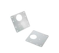 Hinge Repair Plate, Hinge Repair Plate for Cabinet Wardrobe Drawer Stainless Steel Silver 9x9cm 2pcs/4pcs(Repair Tablet 4pcs)
