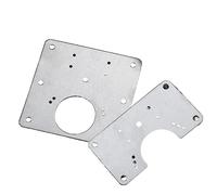 Hinge Repair Plate Kit, Furniture Hinge Repair Plate Stainless Steel Cupboard Drawer Window Door Hinges Fittings(90X90mm 10pcs)
