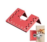 Hinge Repair Plate,Magnetic Precise Aluminum Alloy Plate,Hinge Adjustment Tool | for Home Kitchen Cabinetry Woodworking Furniture Closet Gate Garage RV