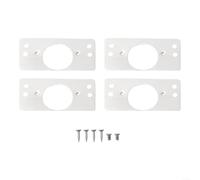 Hinge Repair Plate Tool Kit with Screws for Cabinet and Furniture Restoration (1# (1# (hinge cup repair board)4pcs)