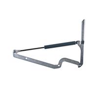 Hinge Replacement Compatible with Keter Westwood Rockwood 570L/ Borneo 416L/ Sumatra 511L/ Brightwood 454L/ Deck Boxes SOP Piston Strut Gas Pressure Jack Lift Hinges Part