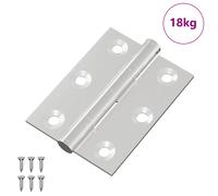 vidaXL Hinge 720 pcs Silver 50 x 38 x 1.3 mm Steel, Artistic, Rectangular, Modern, Design Inspirations and Elements for Creating Unique Spaces in Your Home and Office