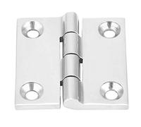 Hinge Stainless Steel Cabinet Door Window Hardware Accessories 50x50mm Premium Resistant Durable Hinges for Marine Applications Motorboats Sailing Ships 316 Stainless Steel