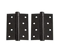 Hinge, Stainless Steel Thick, Silent, 3MM Thickness, Suitable for Wooden Doors, Aluminum Alloy, Composite, Etc(Silver)