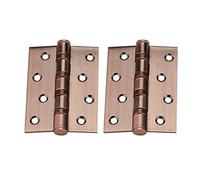 Hinge, Stainless Steel Thick, Silent, 3MM Thickness, Suitable for Wooden Doors, Aluminum Alloy, Composite, Etc(Purple Bronze)