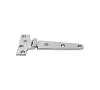 Hinge, Stainless Steel Universal Window Home T Shape Boat Marine Practical Replacement Hardware Door Flush Mount Cabinet(151x75x4.5mm)