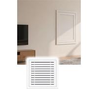 Hinge Type Louvered Access Panel - White HVAC Access Door for Plumbing & Electrical Wiring, Removable Filter(558x610mm)