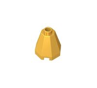 Hingebricks Cone 2x2x1 2/3 Octagonal, Open Stud 10PCS Compatible with Lego 6039 GDS-2042 Classic Bulk Toy MOC Color:Chrome Gold