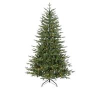 Dellonda Pre-Lit 5ft Christmas Tree with 190 Warm White LED Lights & 770 PE/PVC Tips - DH80