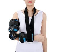 Hinged Elbow Brace,Adjustable Splint for Cubital Tunnel Syndrome and Tendonitis,Arm Support Band Fits All Unisex,Left(Left)