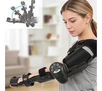 Hinged Elbow Brace with Sling Stabilizer Stroke Rehabilitation Arm Elbow Protector Minimizes Spasticity for Tendon Repairs(Right)