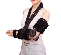Hinged Elbow Braces, Night Elbow Sleep Support for Cubital Tunnel Syndrome,Tendonitis,Ulnar Nerve(Left)