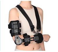 Hinged Elbow Braces, OP Elbow Brace with Shoulder Sling Stabilizer Hand Splint Arm Injury Recovery Support After Surgery Orthosis Orthotics,Left(Left)