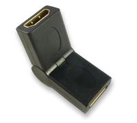 Hinged HDMI Female HDMI Coupler/Extender / 90 degree - 270 degree Rotate (BY CABLES 4 ALL)