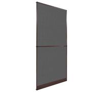 vidaXL Hinged Insect Screen for Doors Brown 100x215cm Fly Mesh Guard Curtain