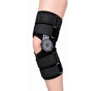 Hinged Knee Brace for Men & Women Adjustable ROM Knee Immobilizer for Post Op Recovery ACL PCL Meniscus Tear Support Orthopaedic Stabiliser for Arthritis Pain(L)