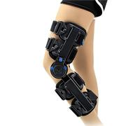Hinged Knee Brace ROM Post Op Stabilizer for ACL Meniscus Tear Recovery Adjustable Orthopedic Knee Support for Arthritis Pain Relief and Rehabilitation